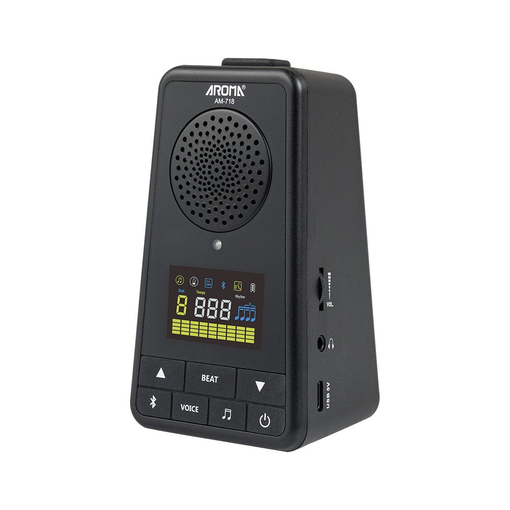 AROMA Dual-Function Metronome & Bluetooth Speaker for Guitar, Piano, Drum, Violin