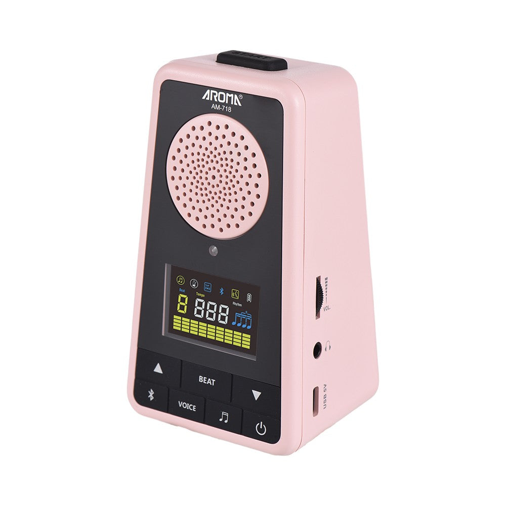 AROMA Dual-Function Metronome & Bluetooth Speaker for Guitar, Piano, Drum, Violin