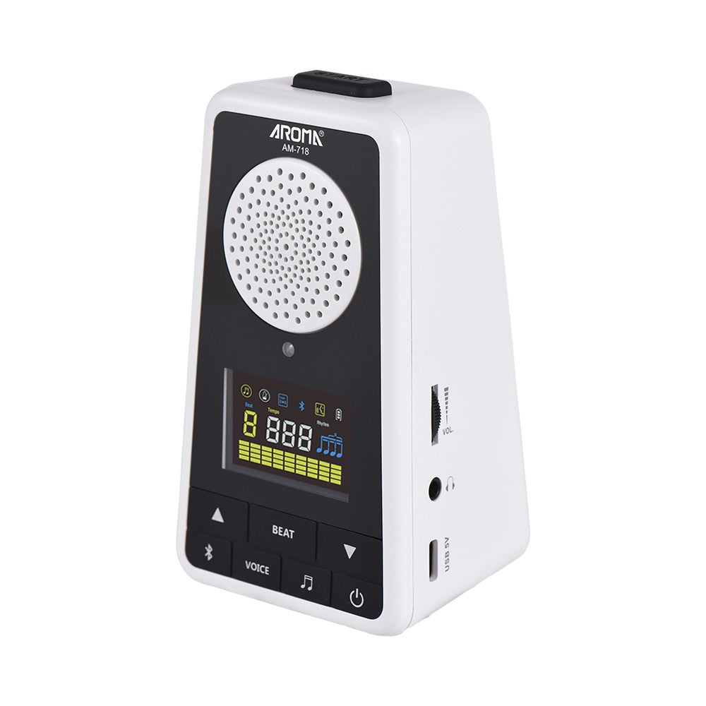 AROMA Dual-Function Metronome & Bluetooth Speaker for Guitar, Piano, Drum, Violin