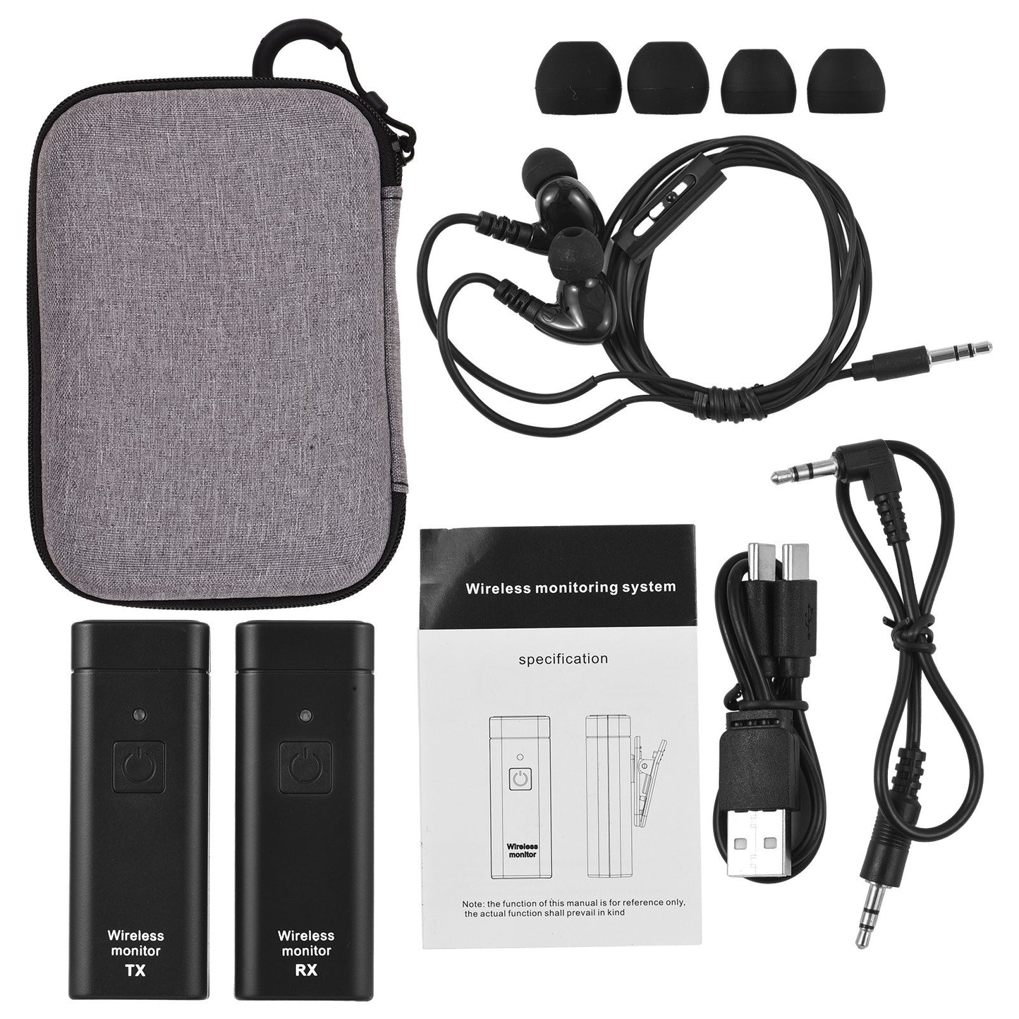 R9 UHF Wireless In-Ear Monitoring System with Real-Time Ear Return for Singers & Bands - No Delay