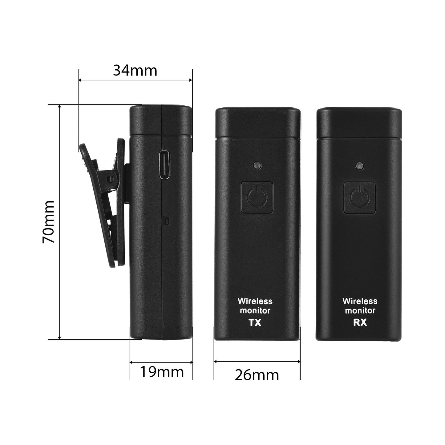 R9 UHF Wireless In-Ear Monitoring System with Real-Time Ear Return for Singers & Bands - No Delay