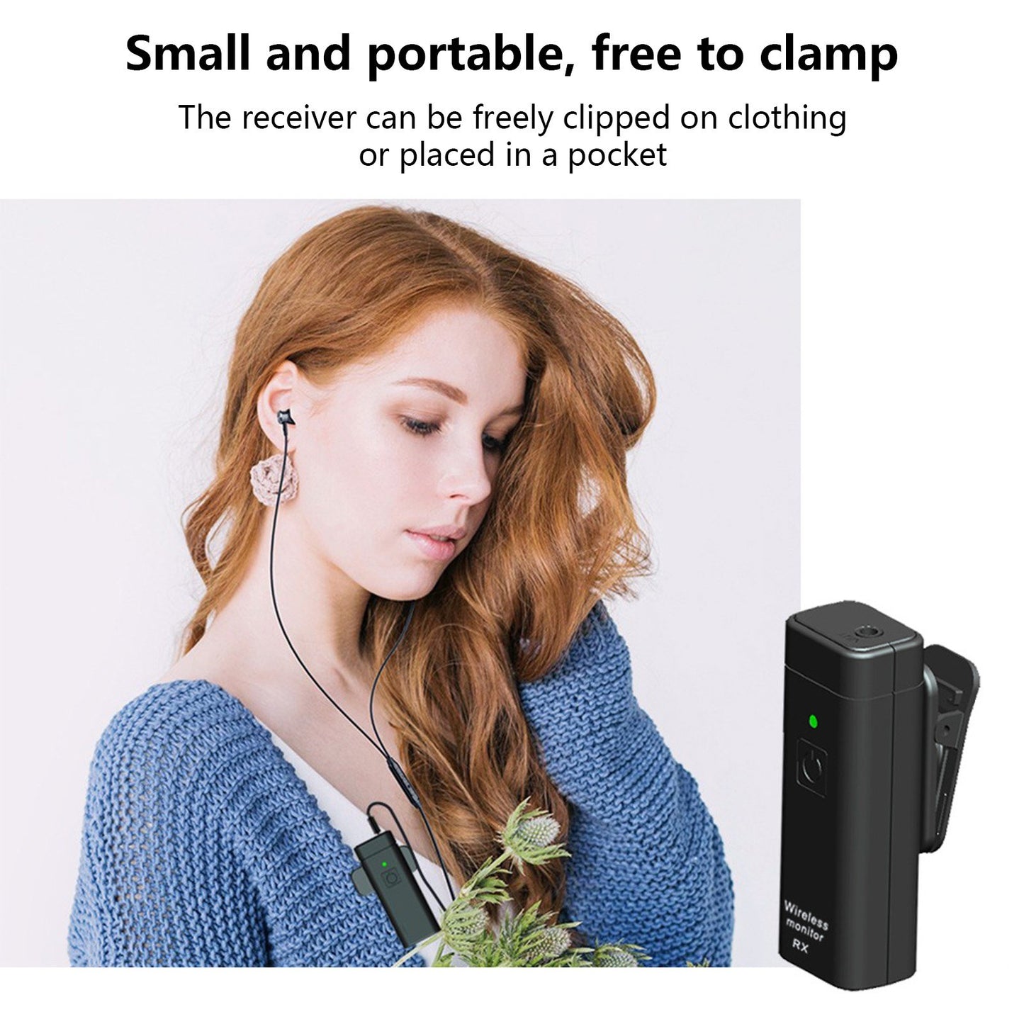 R9 UHF Wireless In-Ear Monitoring System with Real-Time Ear Return for Singers & Bands - No Delay