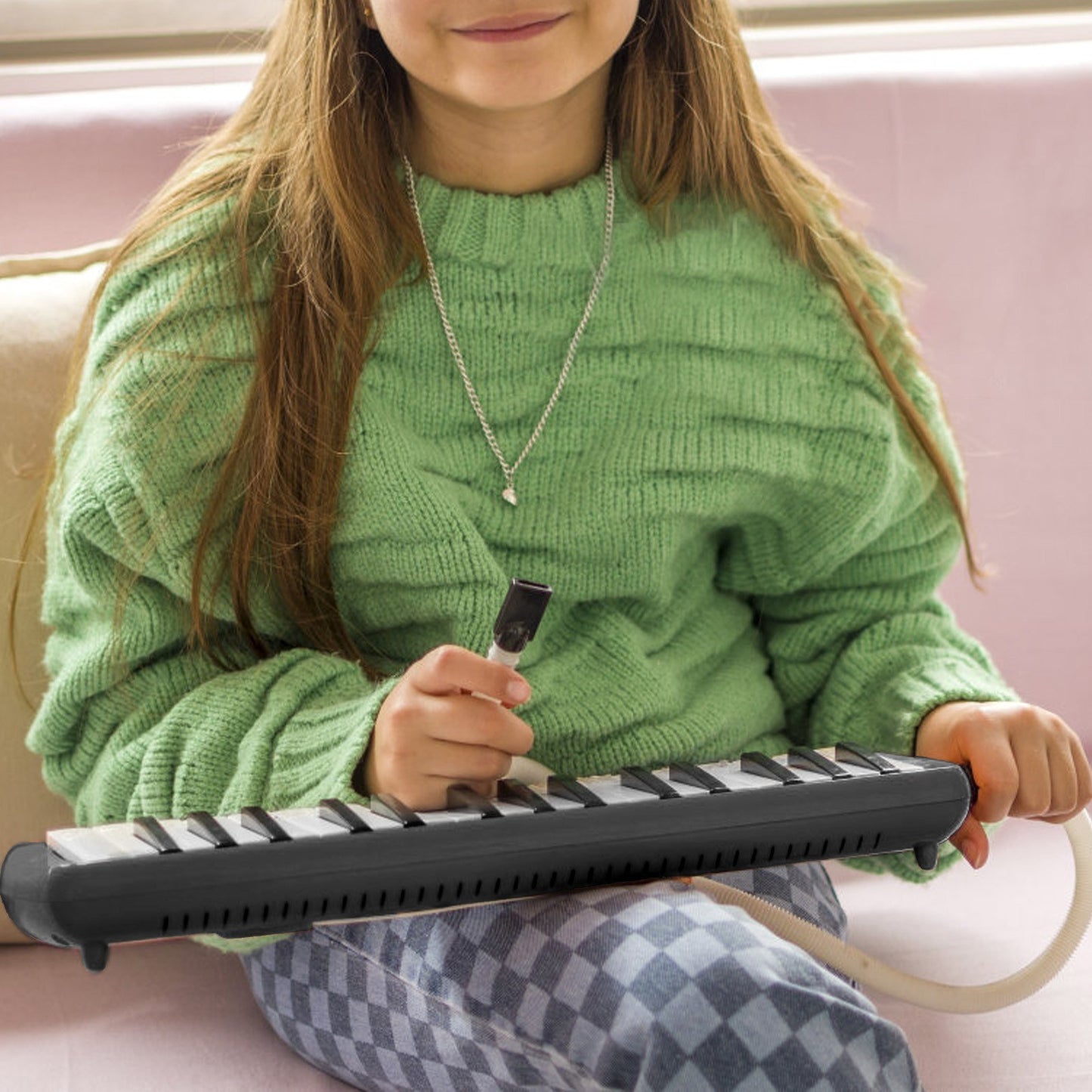 32-Key Melodica Air Piano with Soft Blow Pipe & Bag