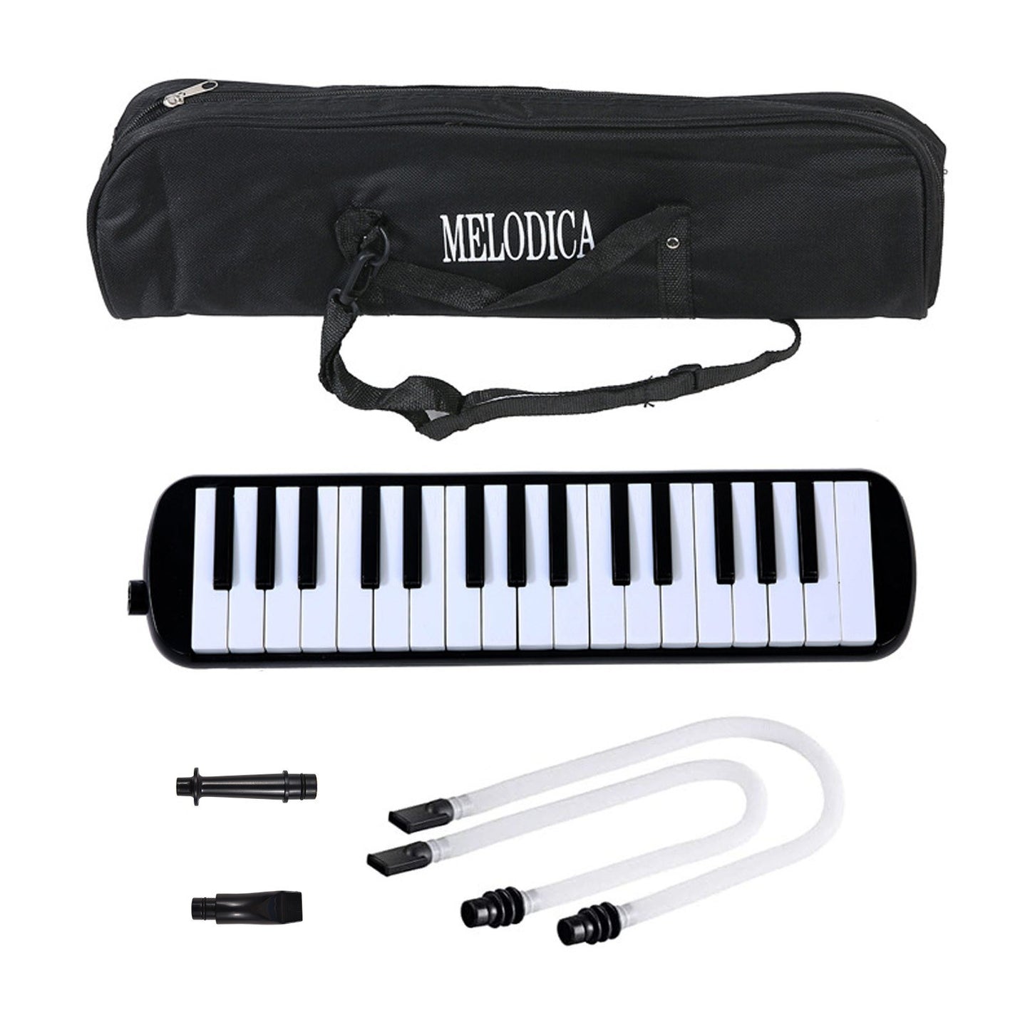 32-Key Melodica Air Piano with Soft Blow Pipe & Bag