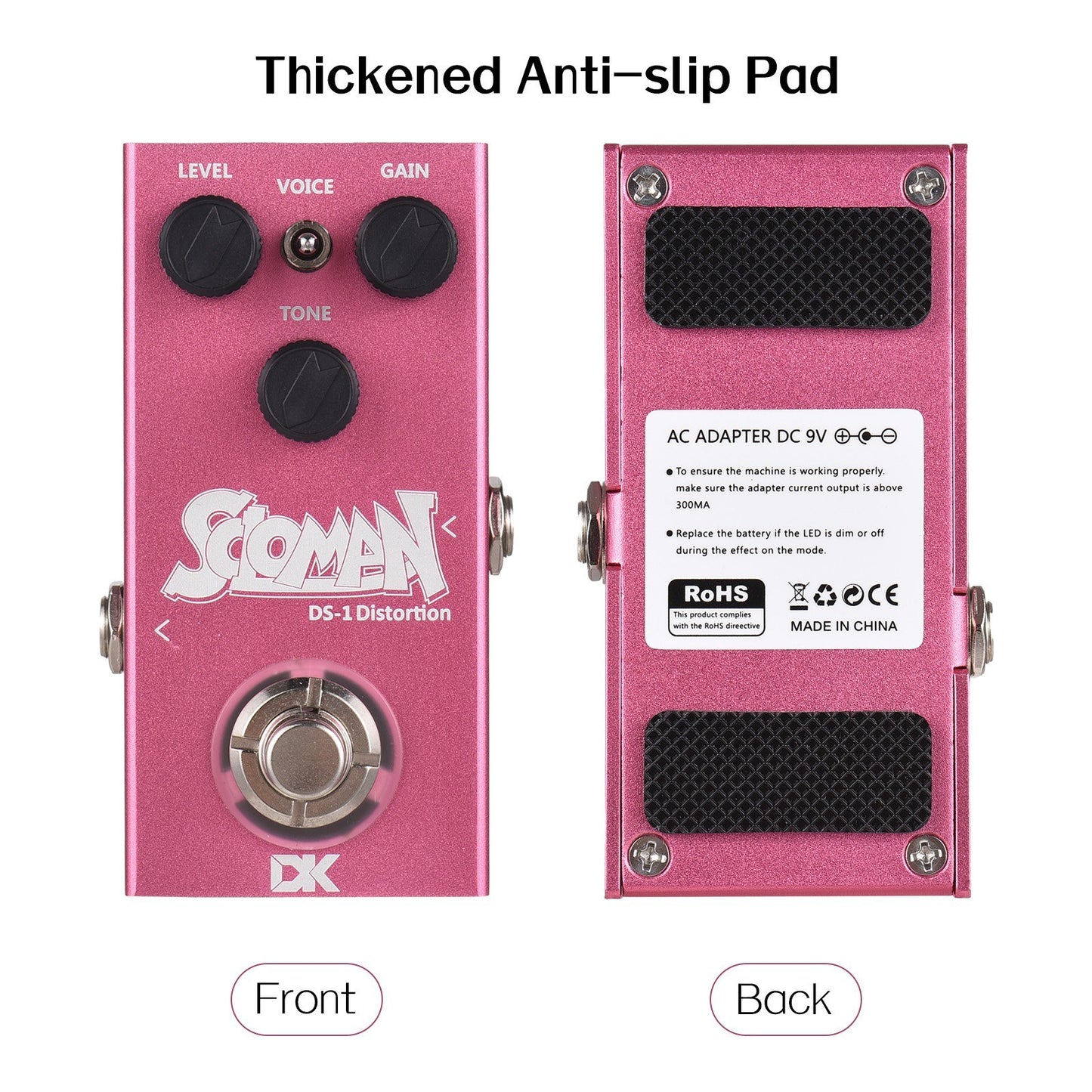 DK Soloman Electric Guitar Distortion Effects Pedal