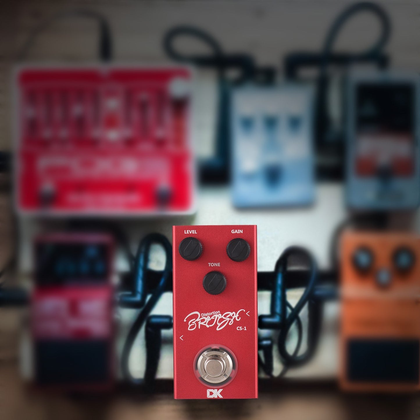 DK CS-1 Classic British Distortion Electric Guitar Effects Pedal