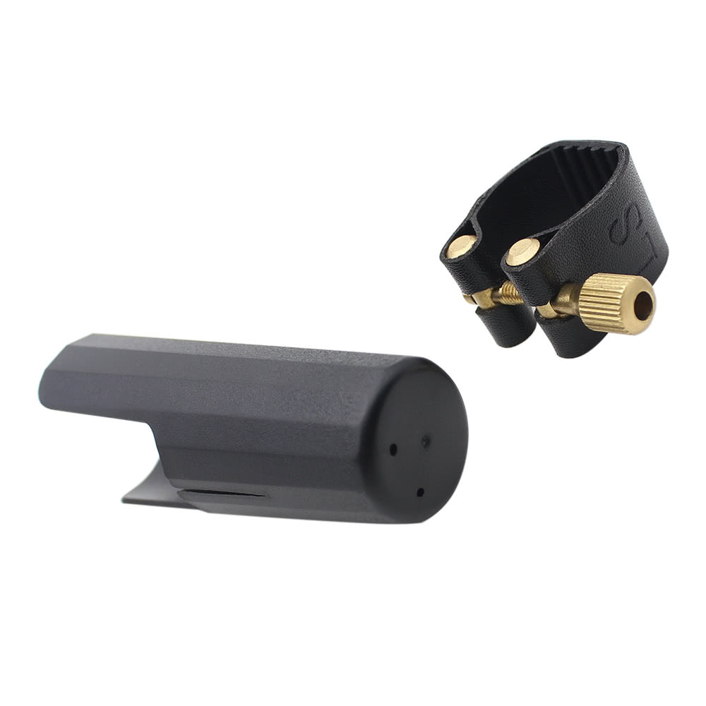 Tenor Saxophone Ligature with Plastic Cap for Bakelite Mouthpiece