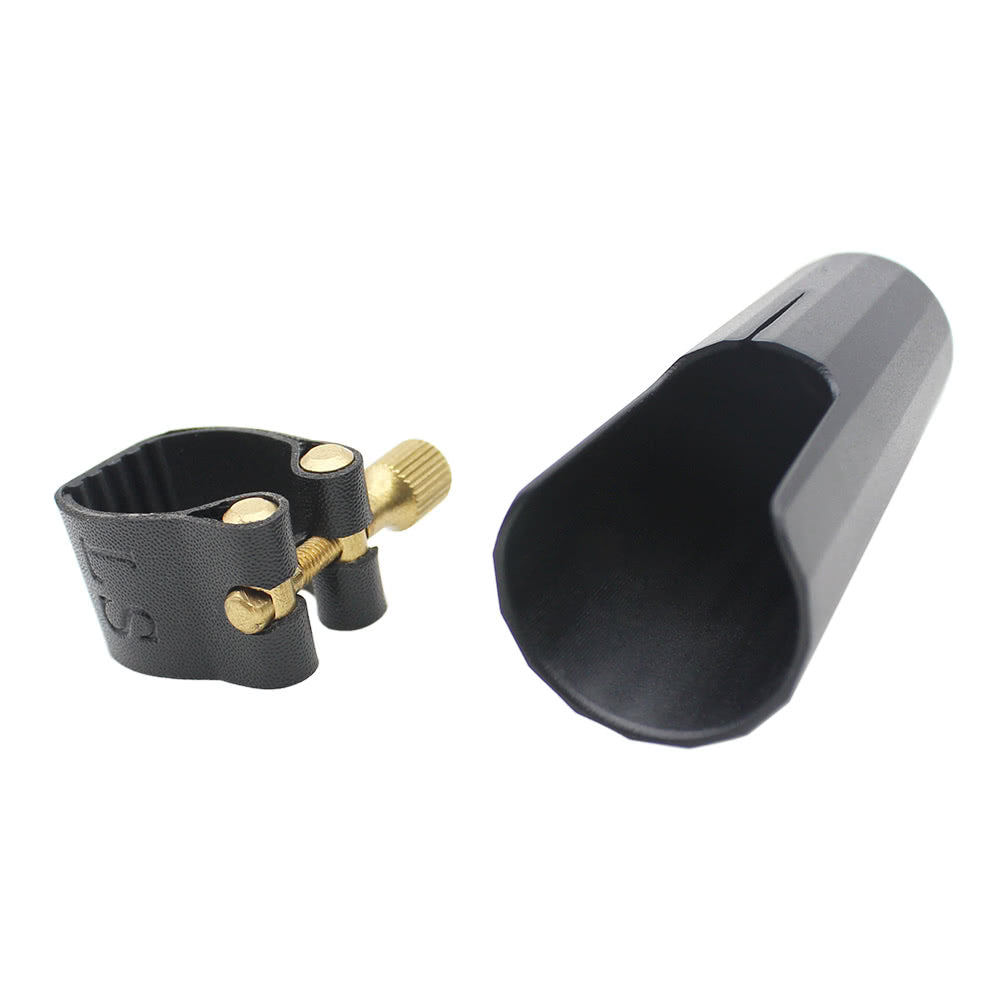 Tenor Saxophone Ligature with Plastic Cap for Bakelite Mouthpiece