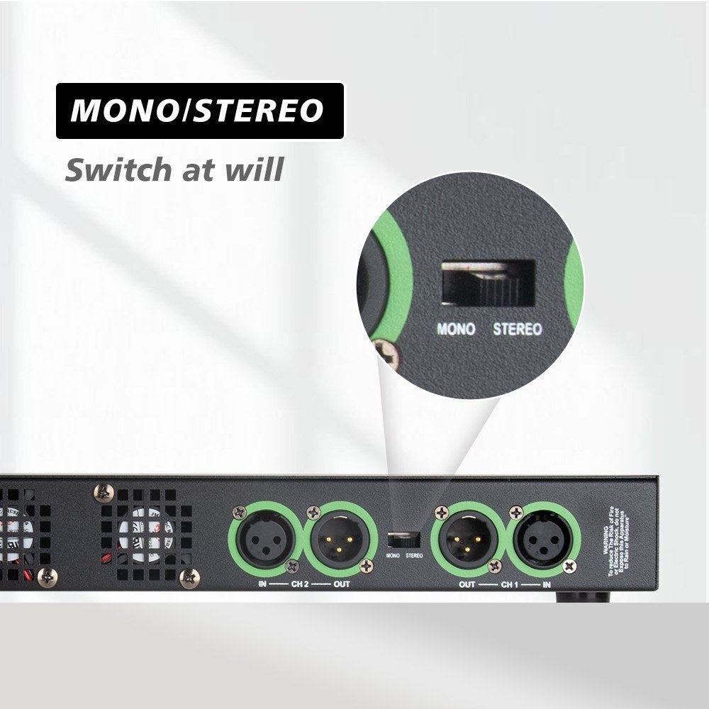 Professional 2-Channel Digital Power Amplifier
