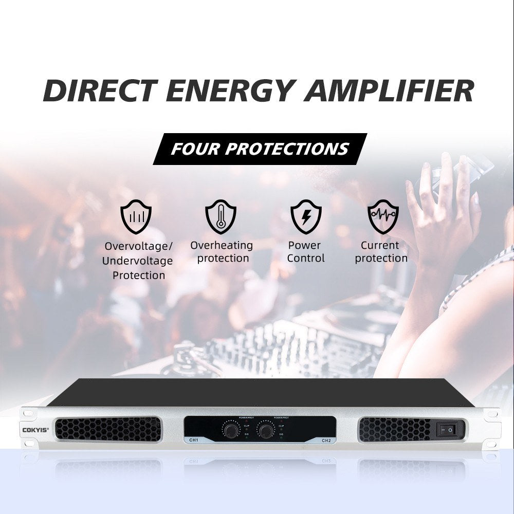 Professional 2-Channel Digital Power Amplifier