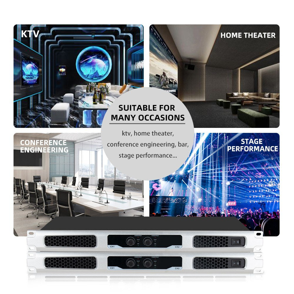 Professional 2-Channel Digital Power Amplifier