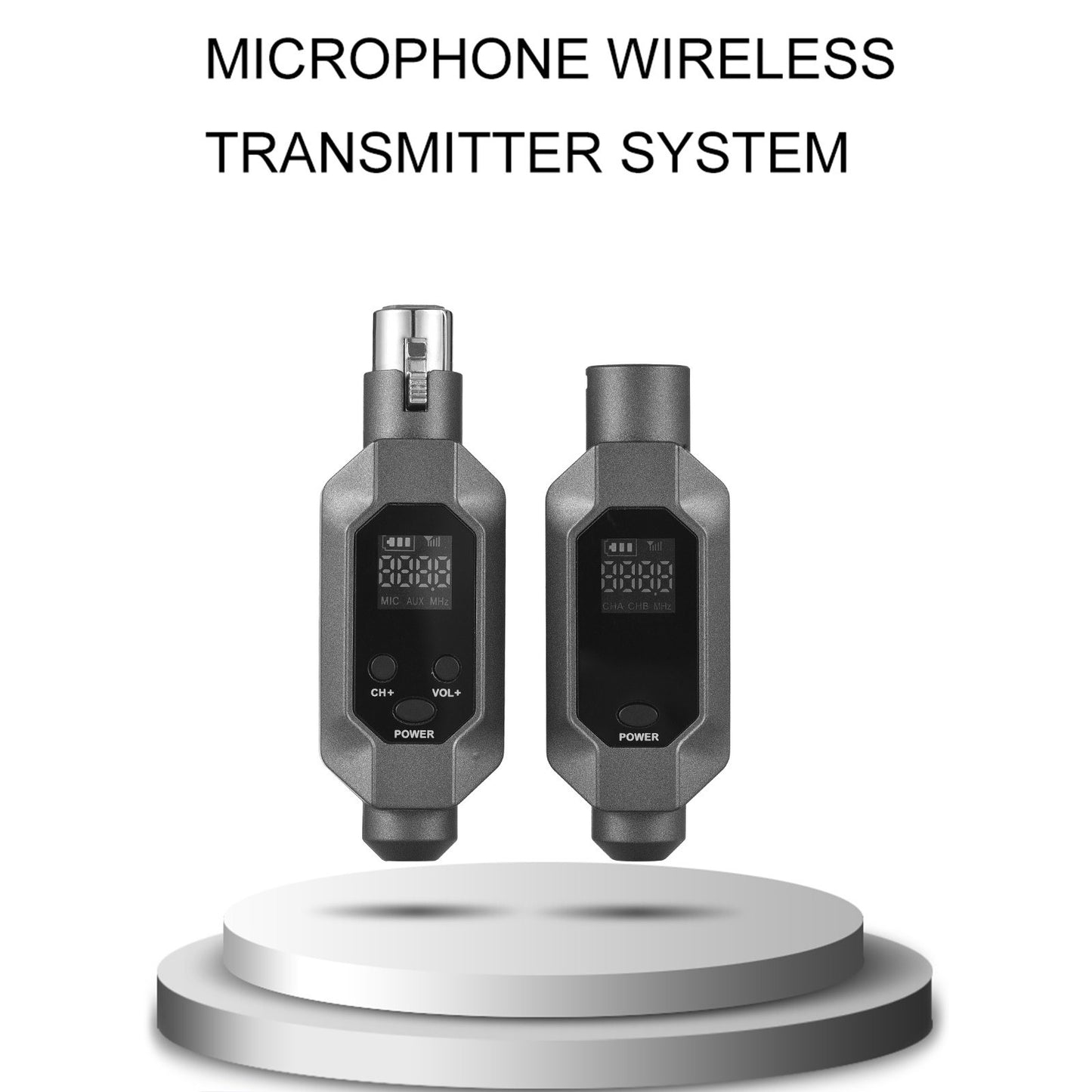 F-01 UHF Wireless Microphone System - XLR Transmitter & Receiver