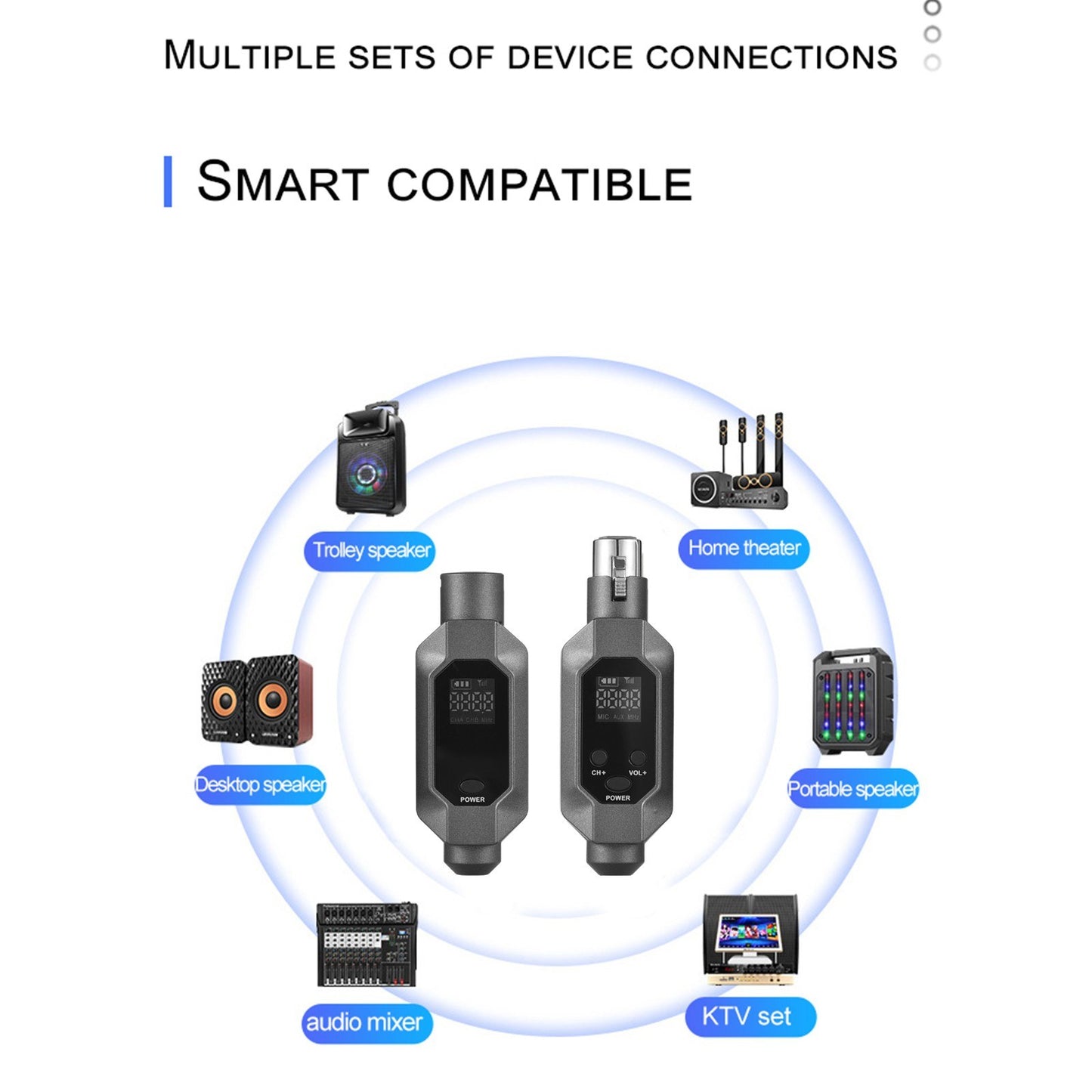 F-01 UHF Wireless Microphone System - XLR Transmitter & Receiver