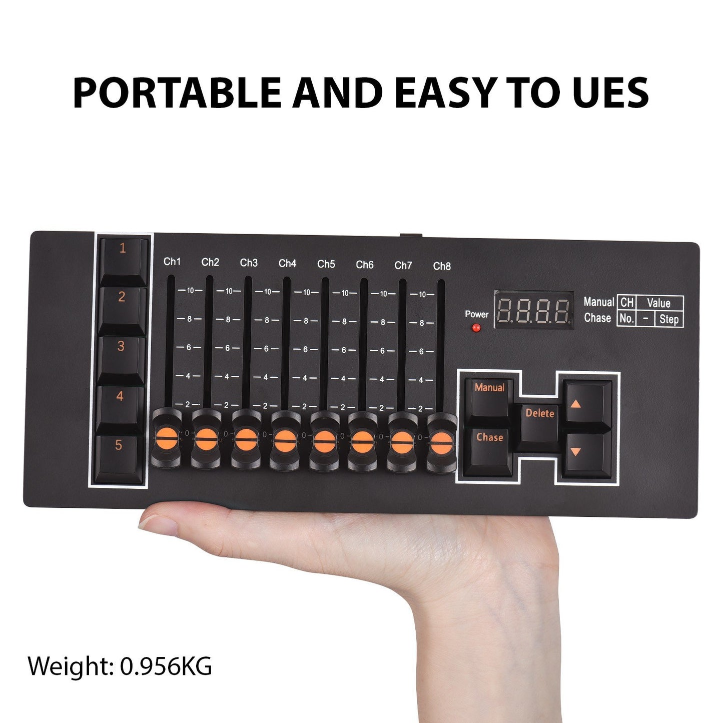 40-Channel DMX 512 Stage DJ Light Controller for Party, Disco, Pub Shows