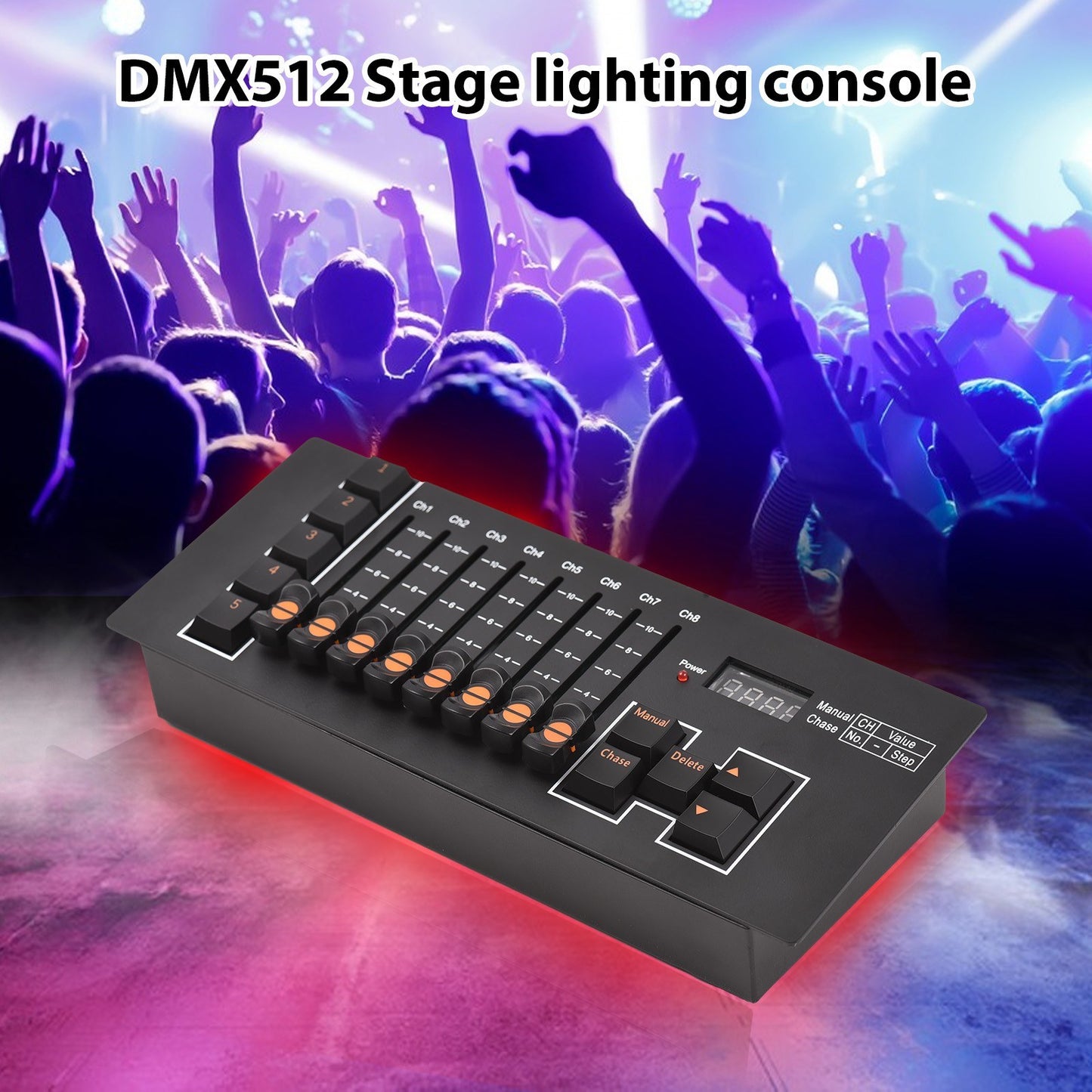 40-Channel DMX 512 Stage DJ Light Controller for Party, Disco, Pub Shows