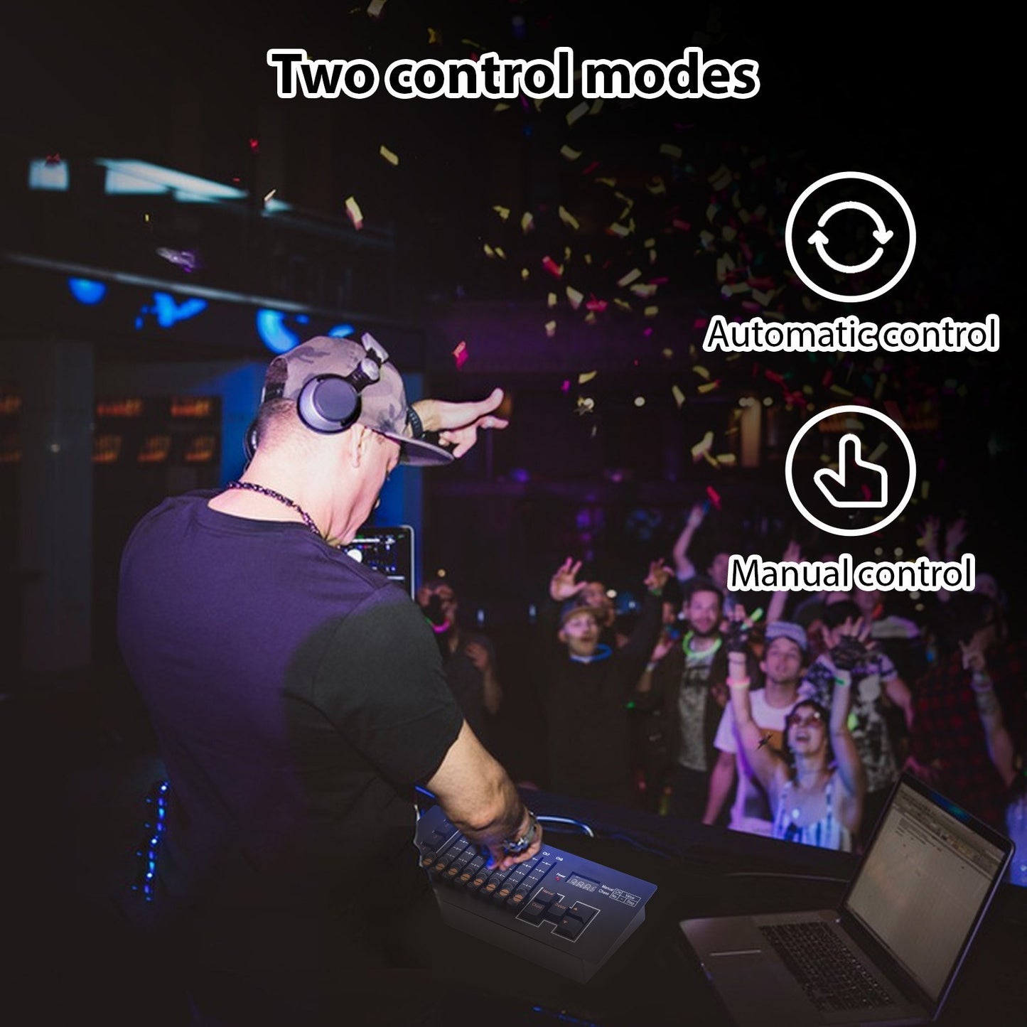 40-Channel DMX 512 Stage DJ Light Controller for Party, Disco, Pub Shows