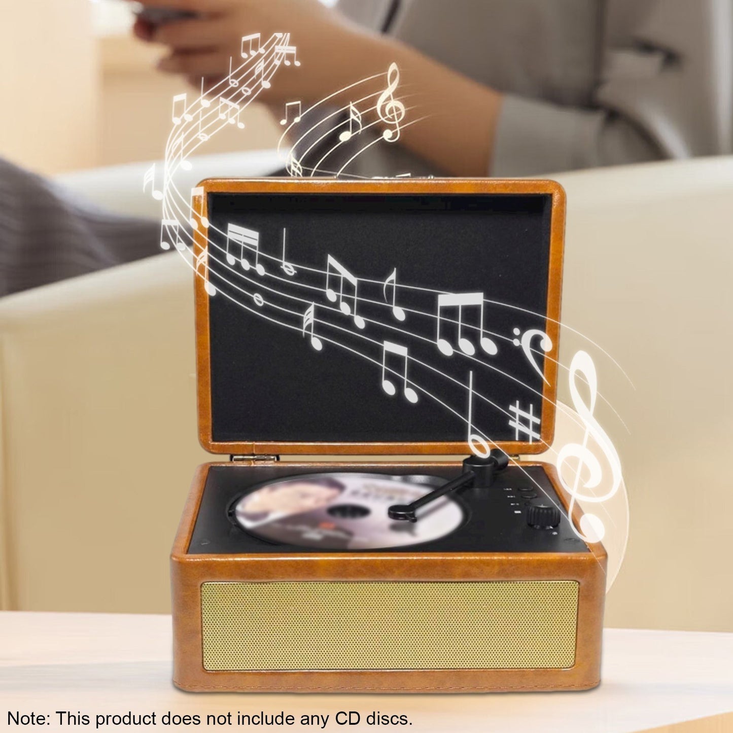 Multifunctional CD & Cassette Player with Bluetooth & Tray Loading