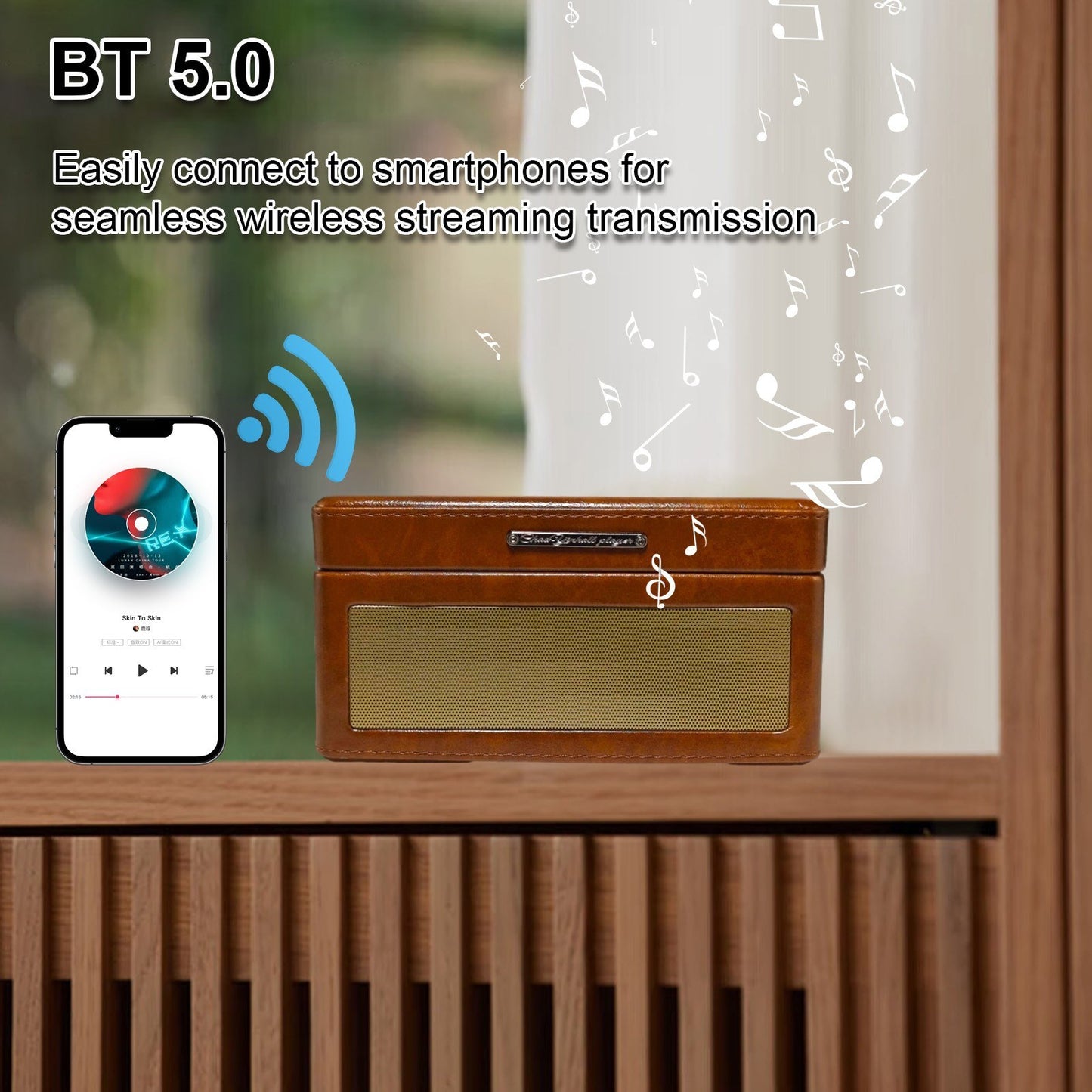 Multifunctional CD & Cassette Player with Bluetooth & Tray Loading