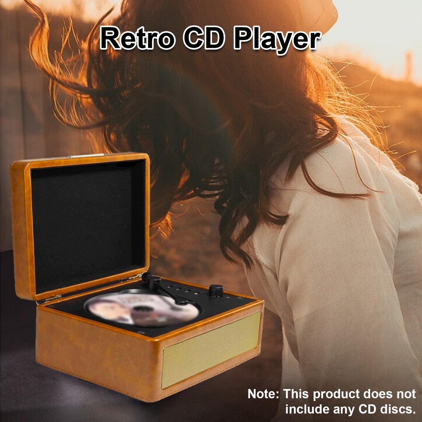 Multifunctional CD & Cassette Player with Bluetooth & Tray Loading