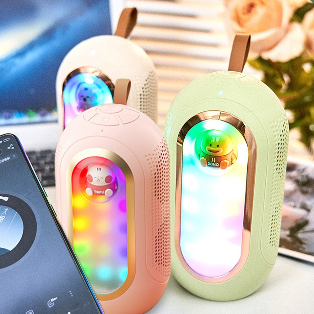 F68 Wireless Karaoke Machine Set with 2 Mics & Speaker