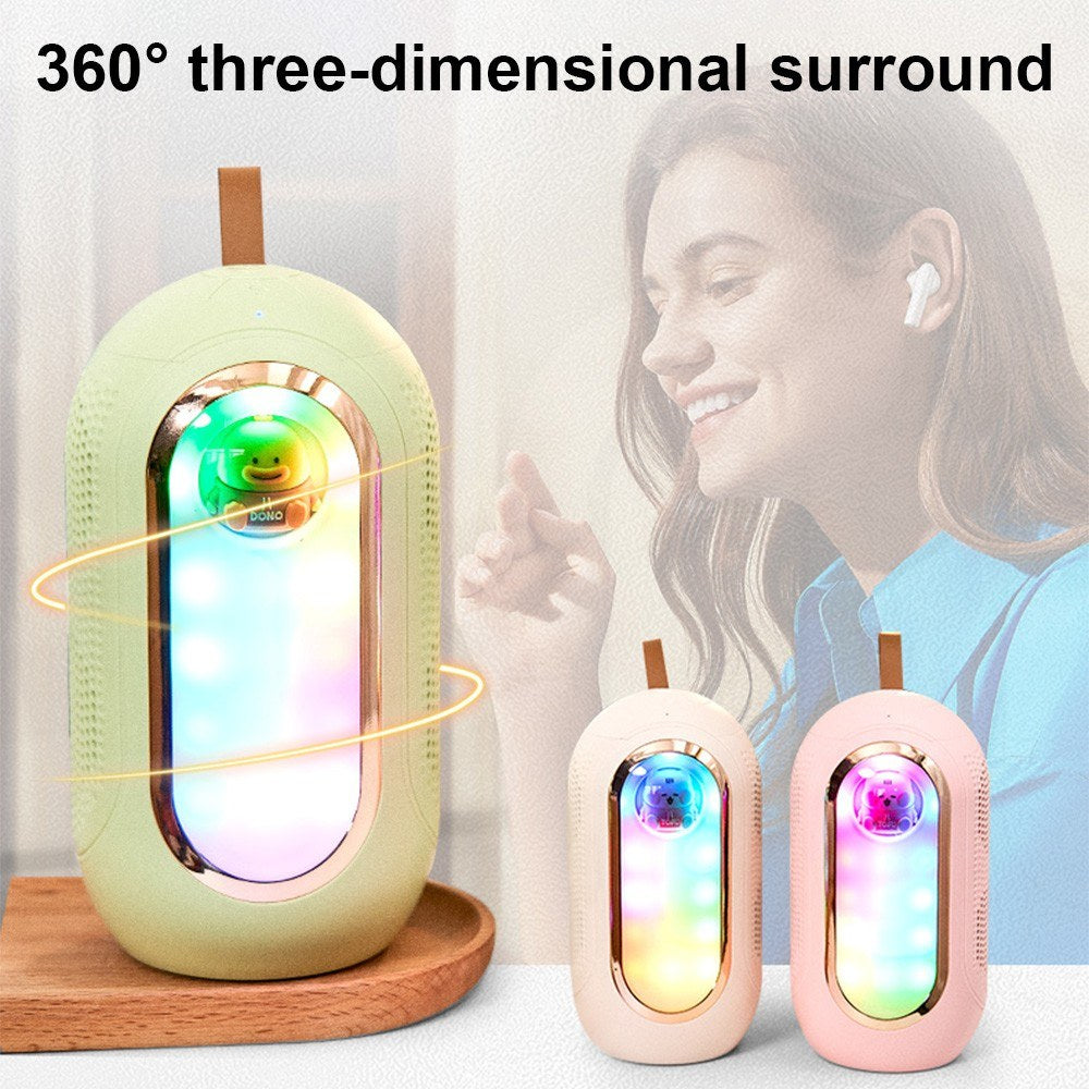 F68 Wireless Karaoke Machine Set with 2 Mics & Speaker