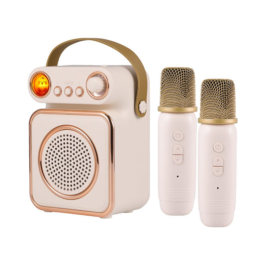 F90 Wireless Mini Karaoke Machine with Microphone & Speaker Set