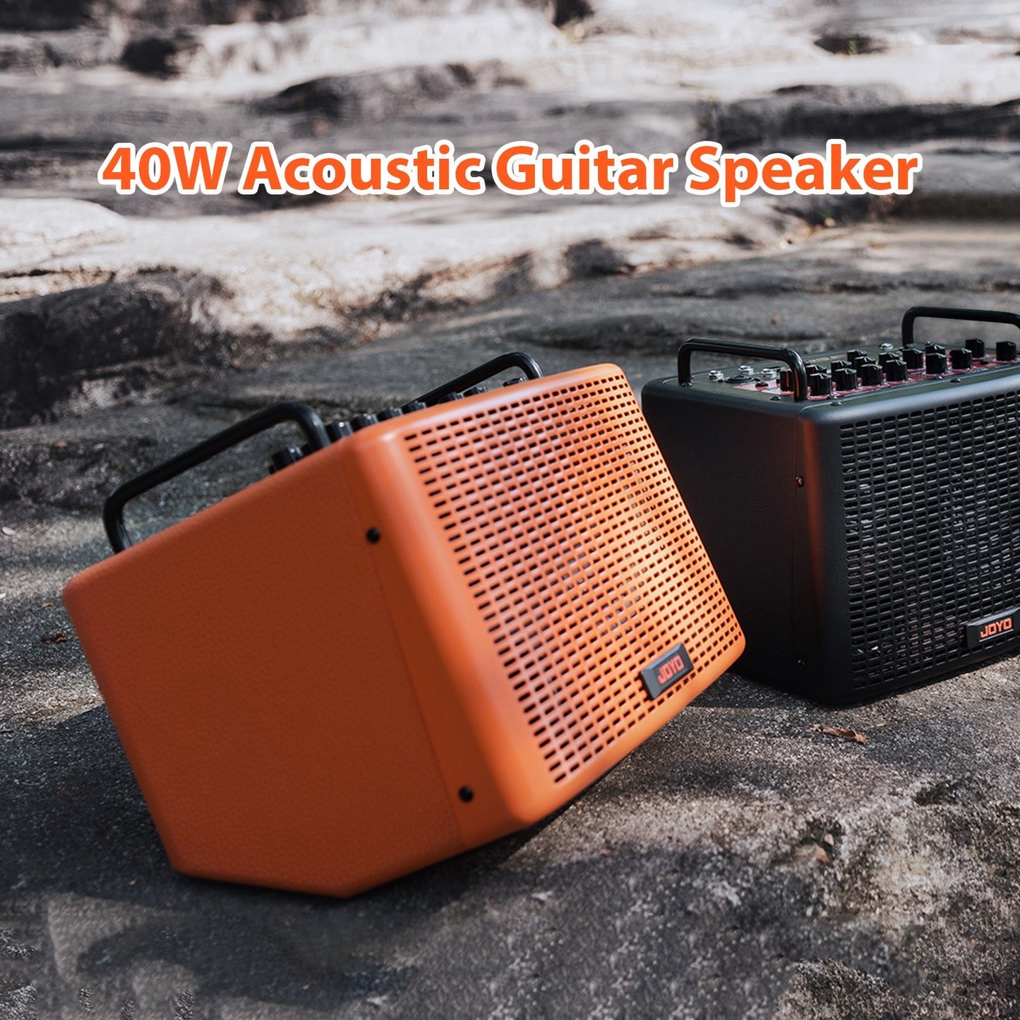 Rechargeable 40W Portable Electric Acoustic Guitar Amp Speaker