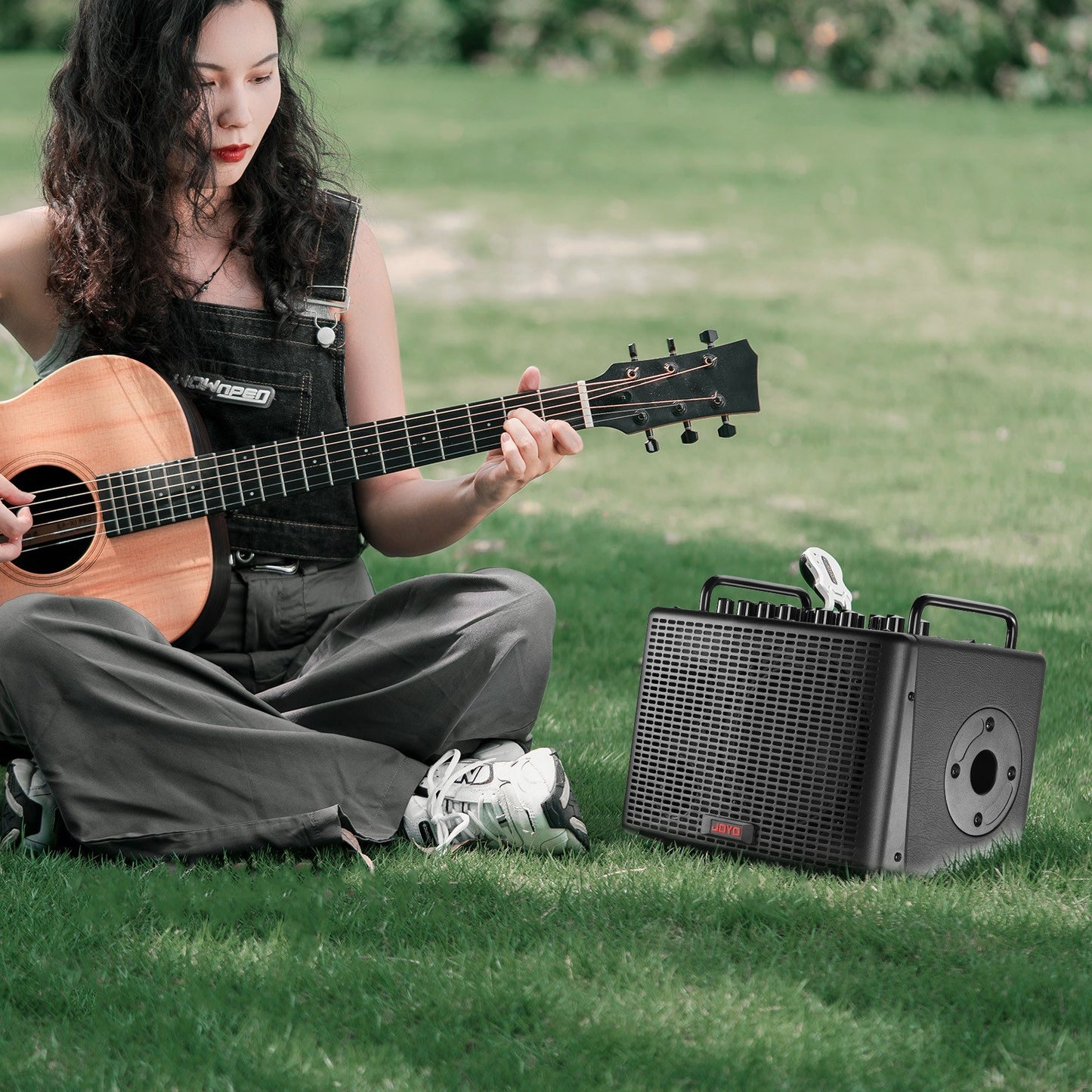 Rechargeable 40W Portable Electric Acoustic Guitar Amp Speaker