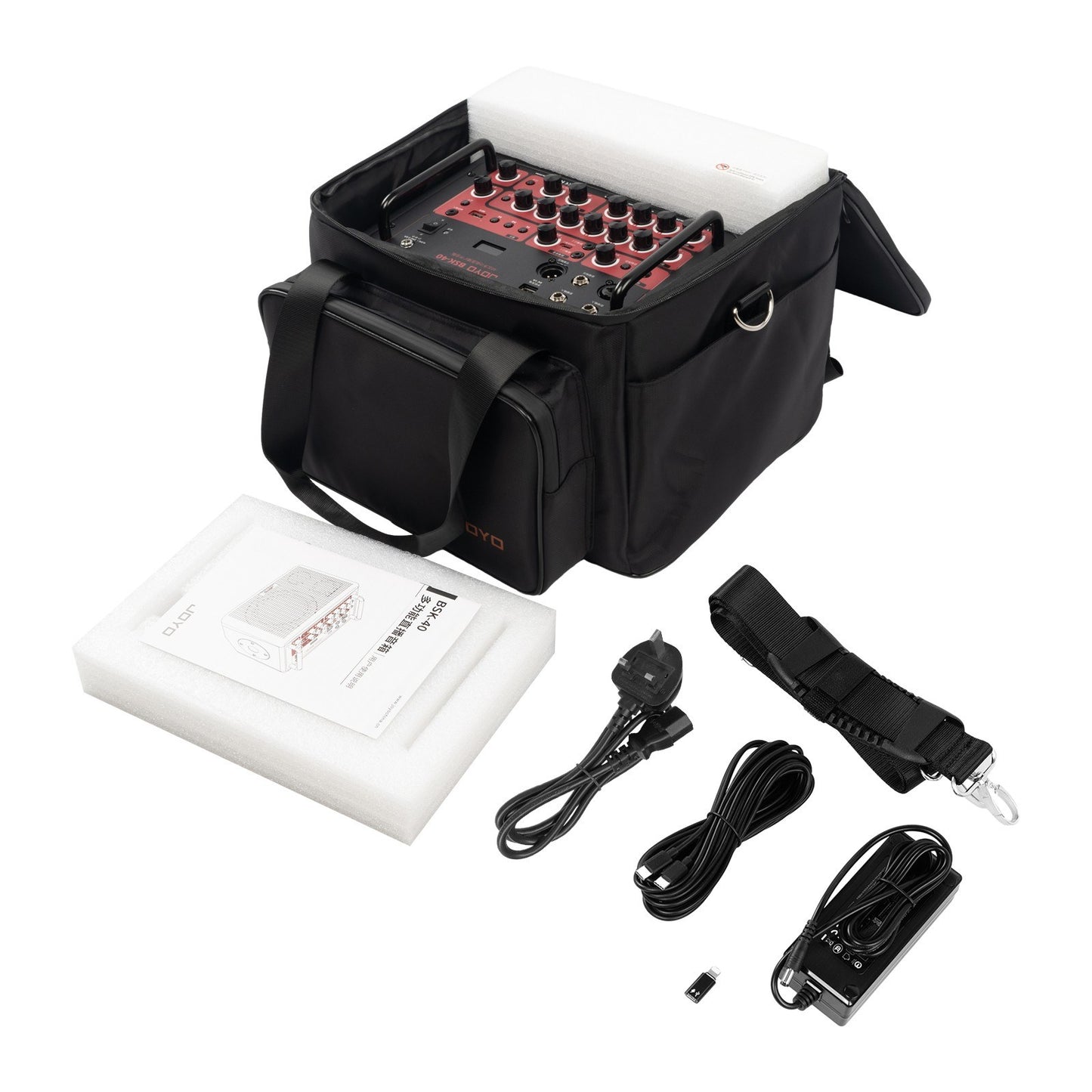Rechargeable 40W Portable Electric Acoustic Guitar Amp Speaker