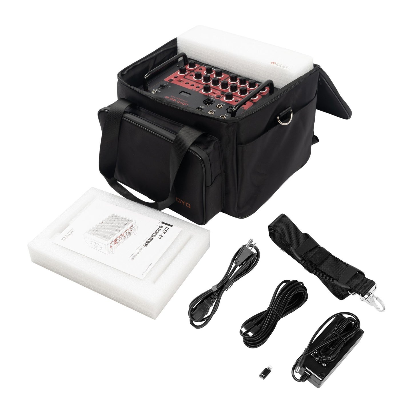 Rechargeable 40W Portable Electric Acoustic Guitar Amp Speaker
