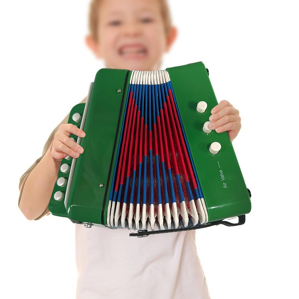 Beginners 7-Key 2-Bass Mini Accordion in ABS - Perfect Christmas Gift