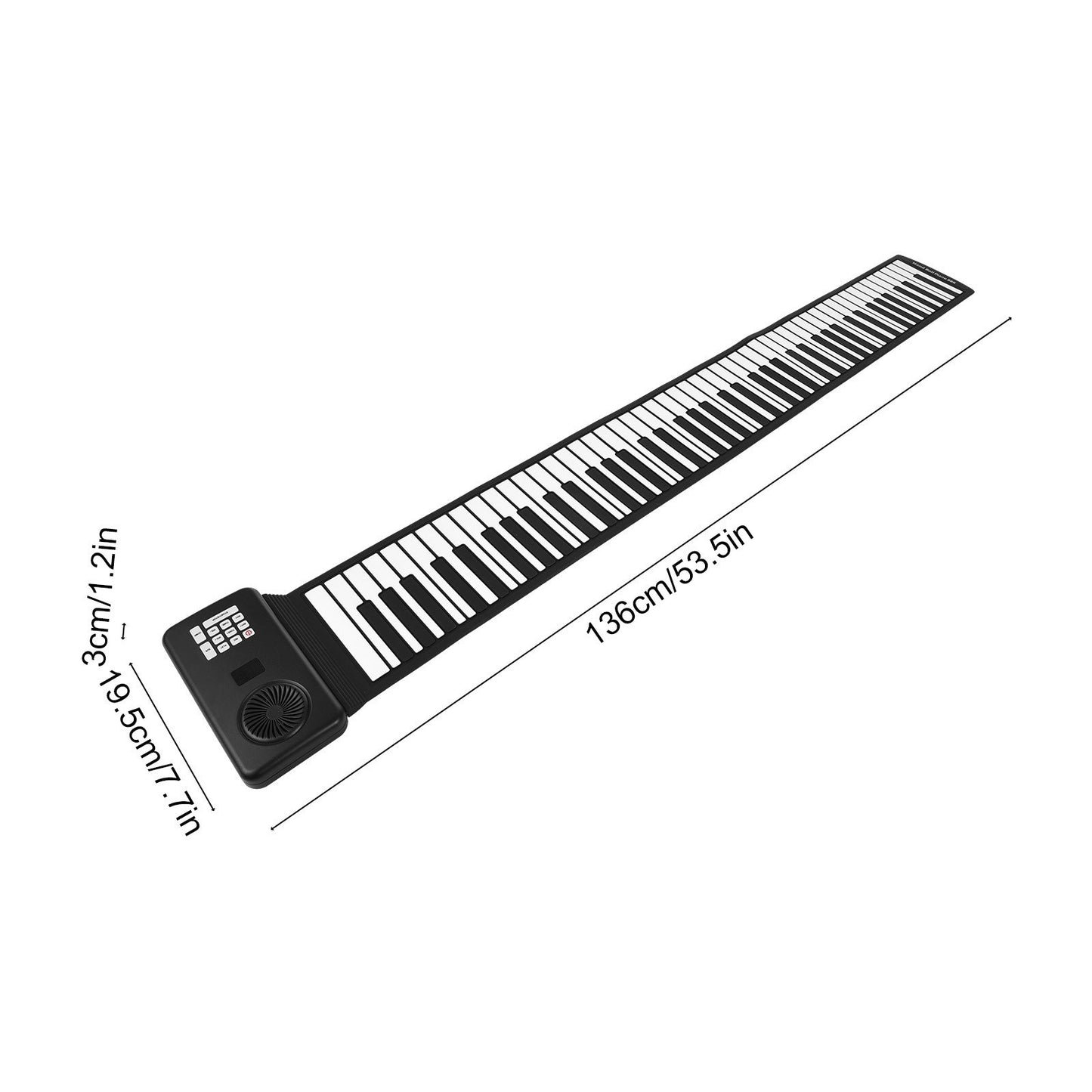 Portable & Durable 88-Key Roll-Up Electronic Piano