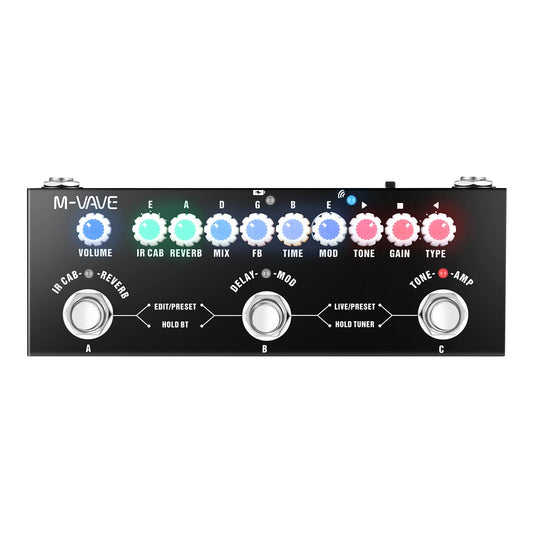 M-VAVE CUBE BABY Portable Electric Guitar Multi-Effects Pedal
