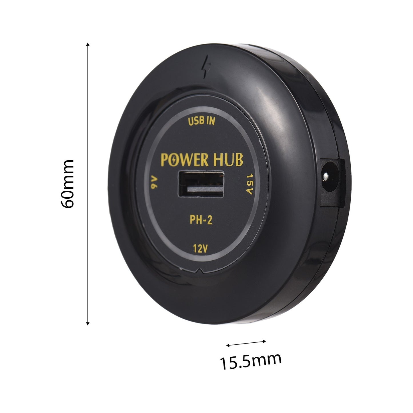 Mini Effector Power Supply HUB - 3 Channel Output 9V/12V/15V Low Noise for Music Instruments