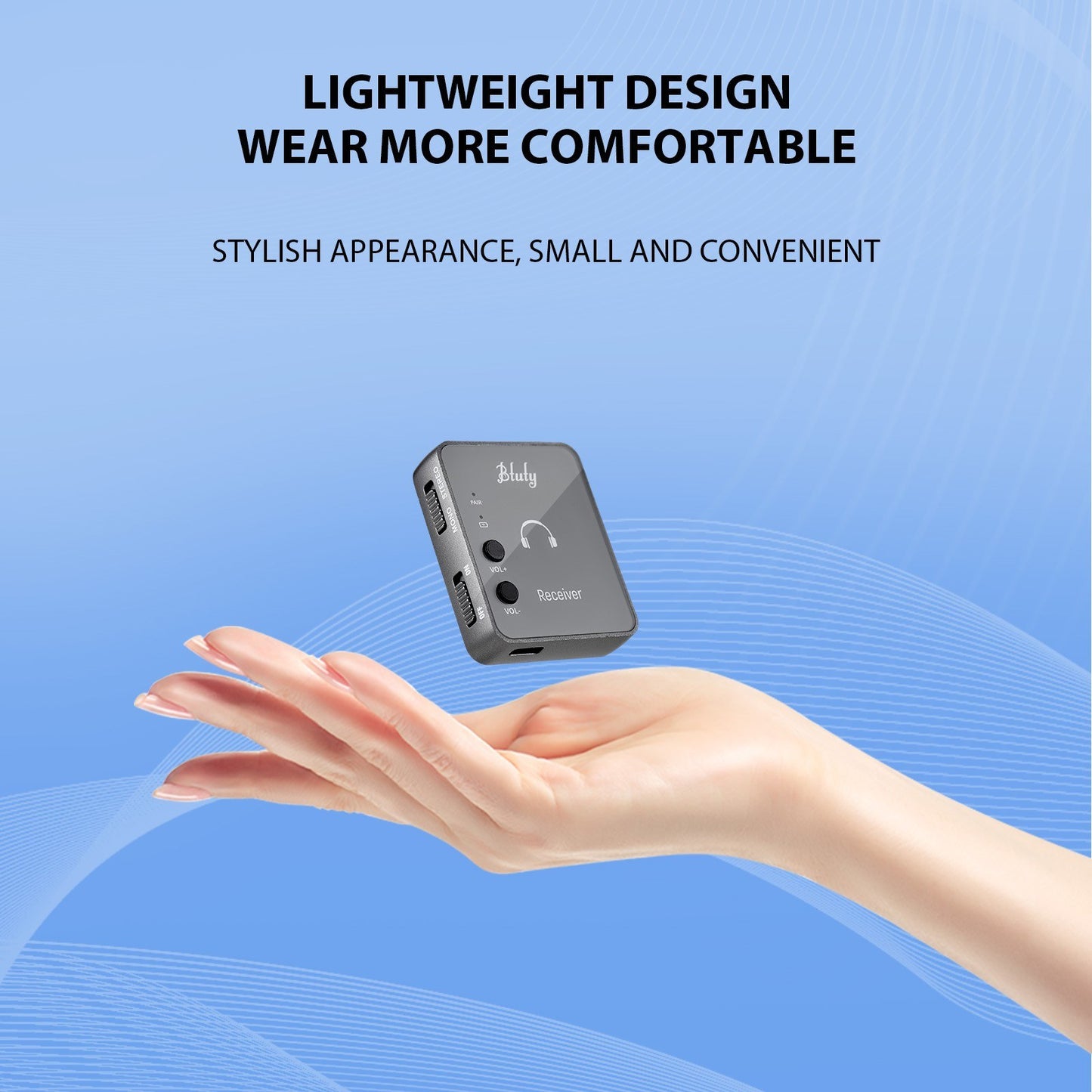 Btuty WP-10 2.4GHz Wireless Earphone Monitor Receiver for Pro Audio