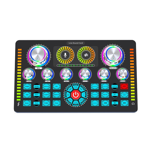 Q7 DSP Sound Card Mixer with 48V Phantom Power