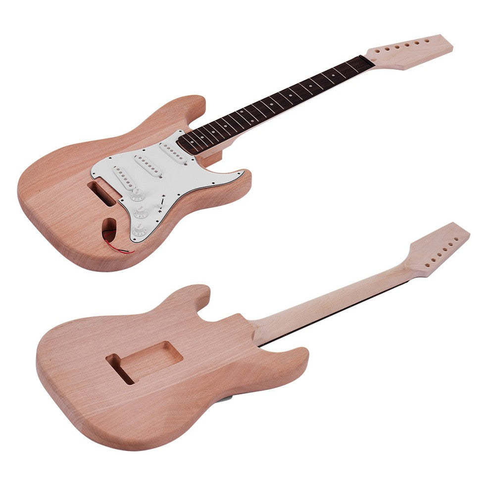 DIY Electric Guitar Kit - Unfinished Wooden Body Blank