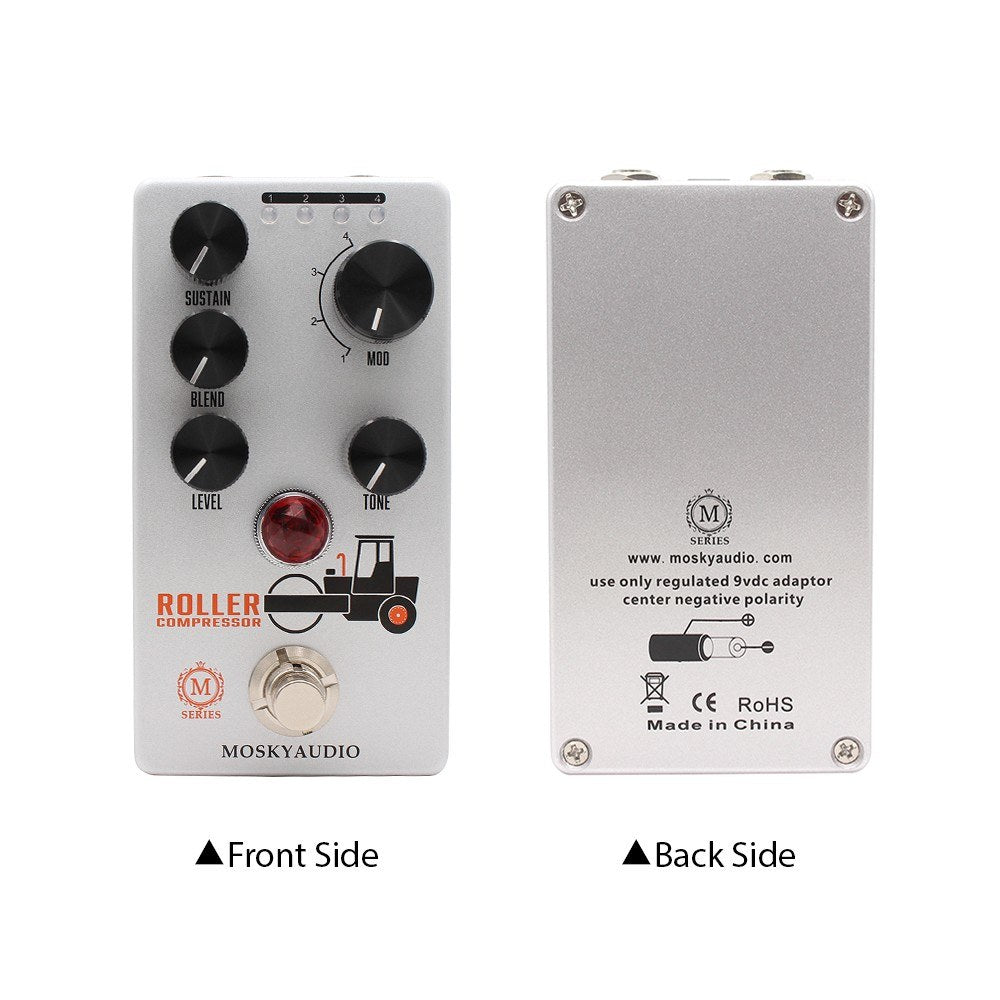 MOSKYAUDIO Mini Electric Guitar Compressor Effects Pedal
