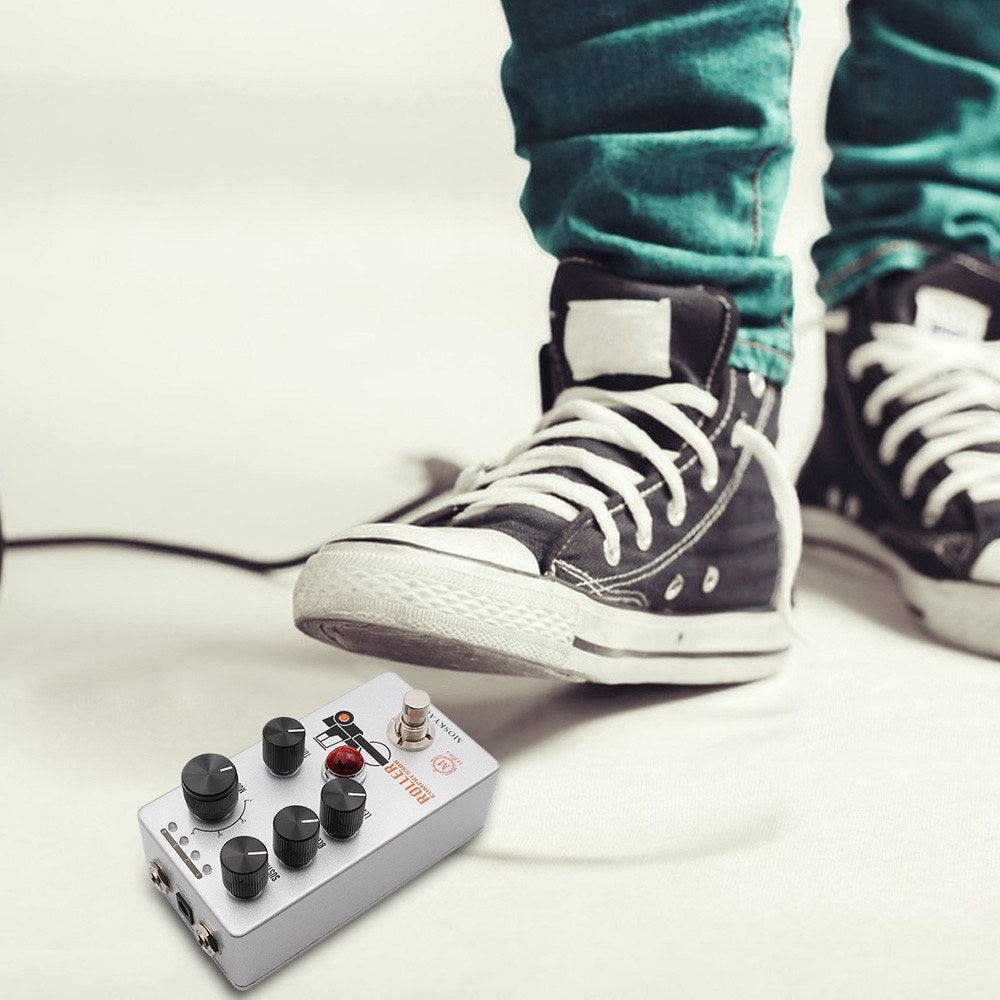 MOSKYAUDIO Mini Electric Guitar Compressor Effects Pedal