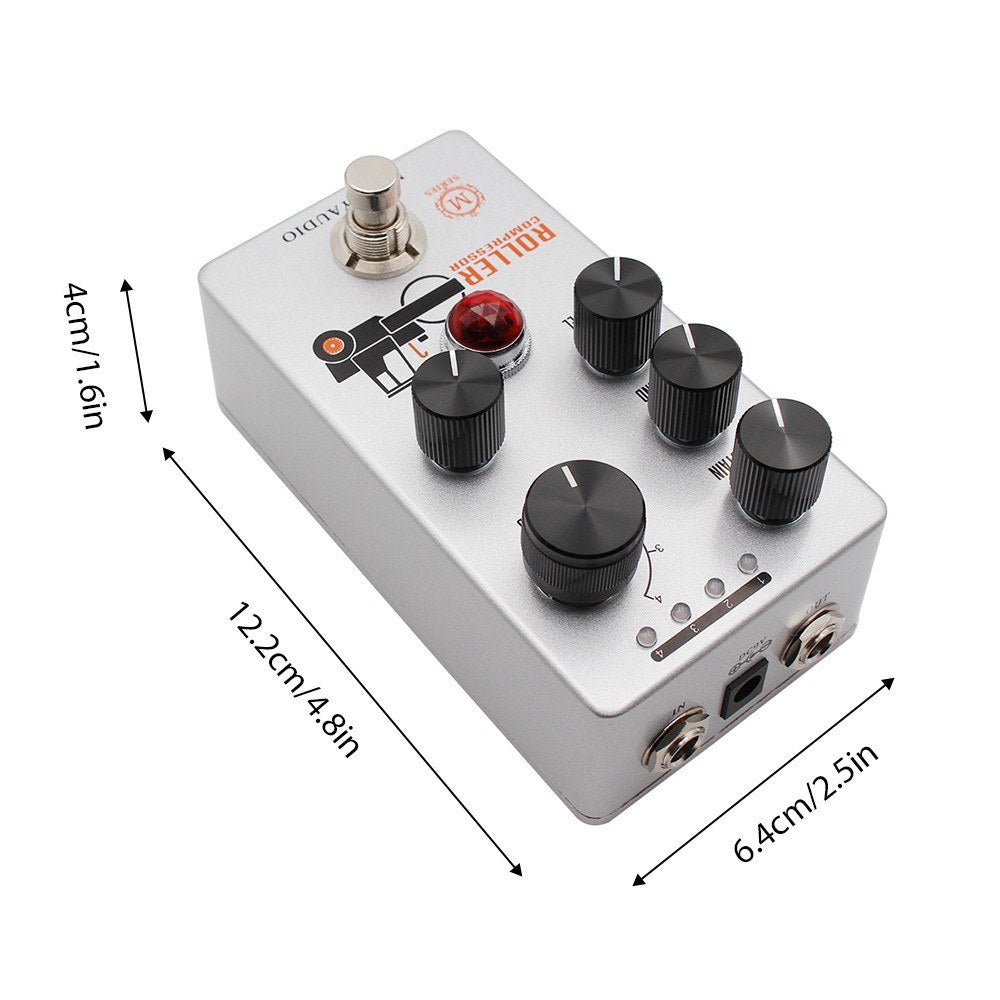 MOSKYAUDIO Mini Electric Guitar Compressor Effects Pedal