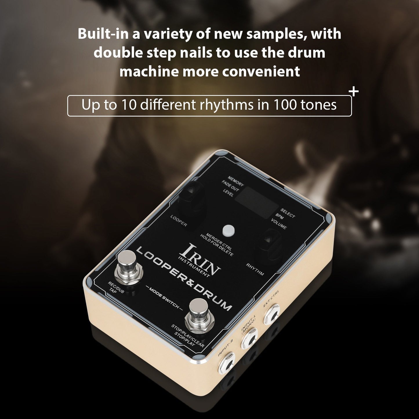 IRIN Guitar Effect Pedal: Looper & Drum Machine