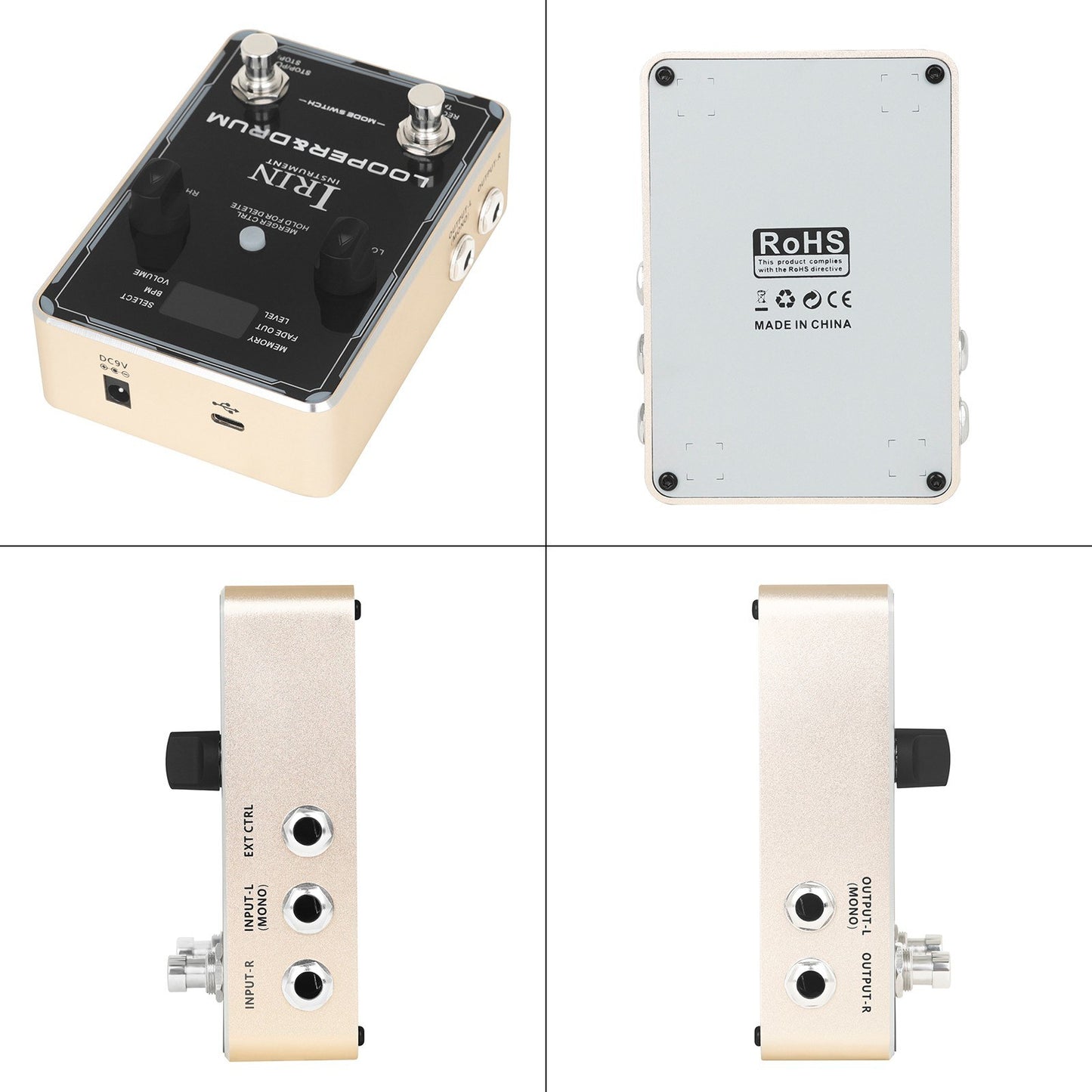 IRIN Guitar Effect Pedal: Looper & Drum Machine