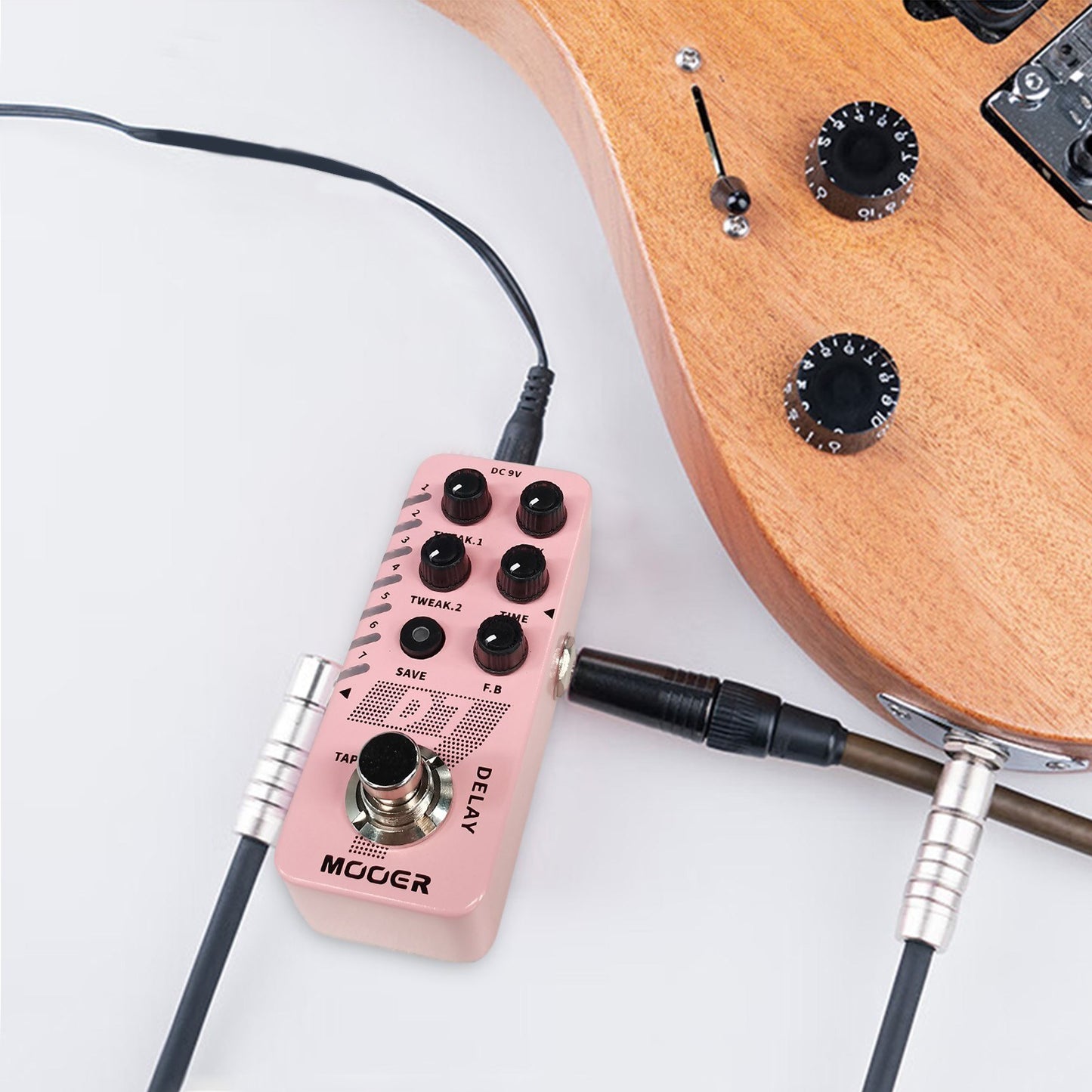 MOOER R7 Digital Reverb Pedal for Electric Guitar