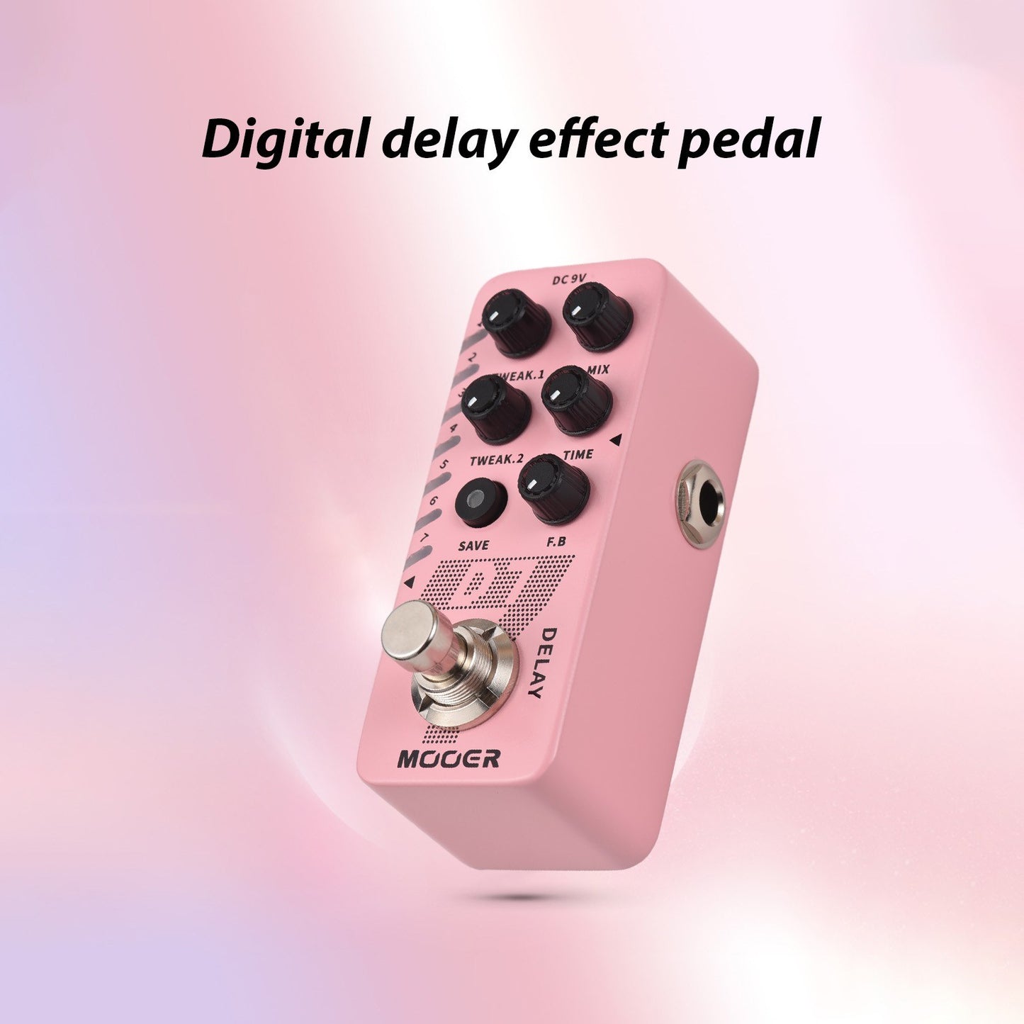 MOOER R7 Digital Reverb Pedal for Electric Guitar