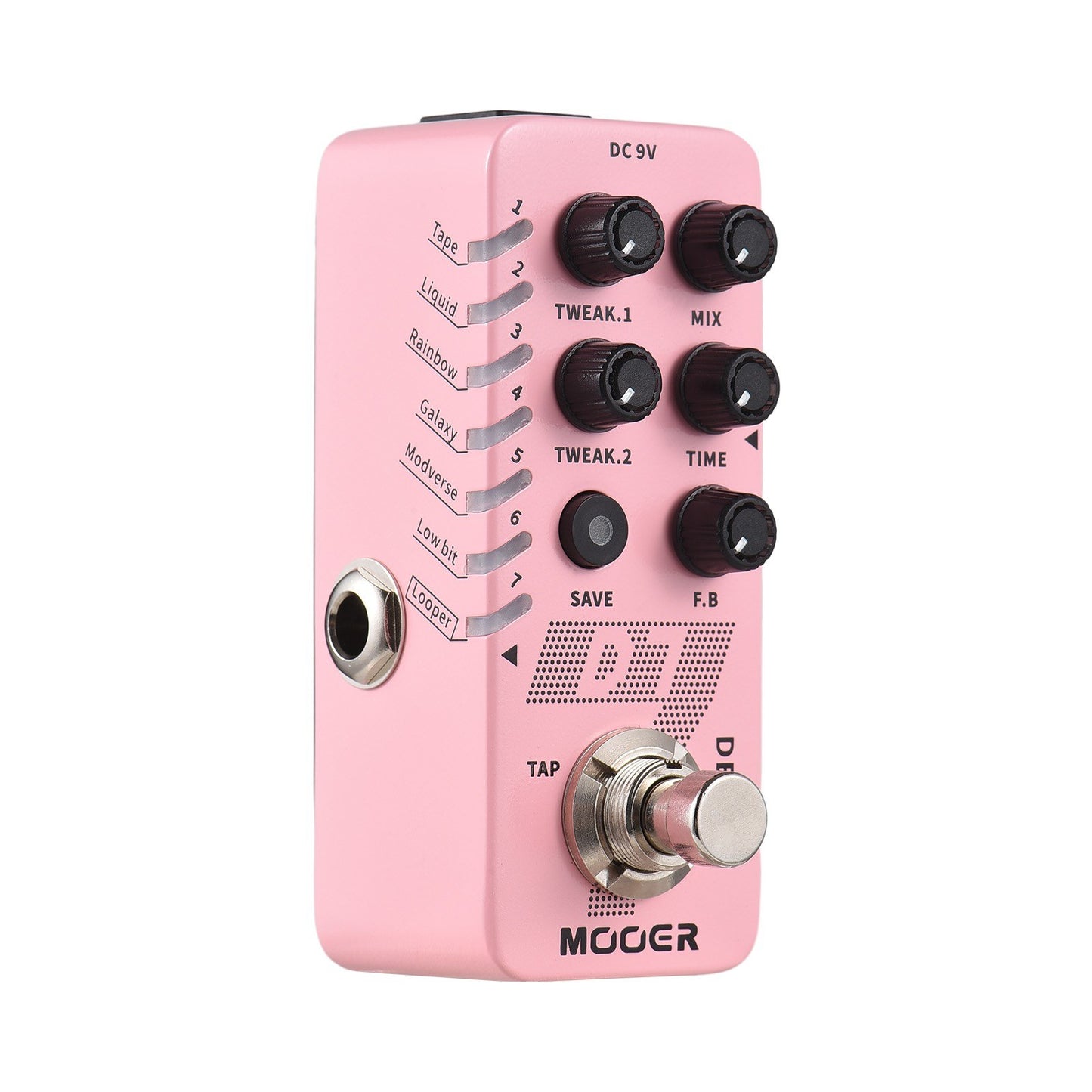 MOOER R7 Digital Reverb Pedal for Electric Guitar