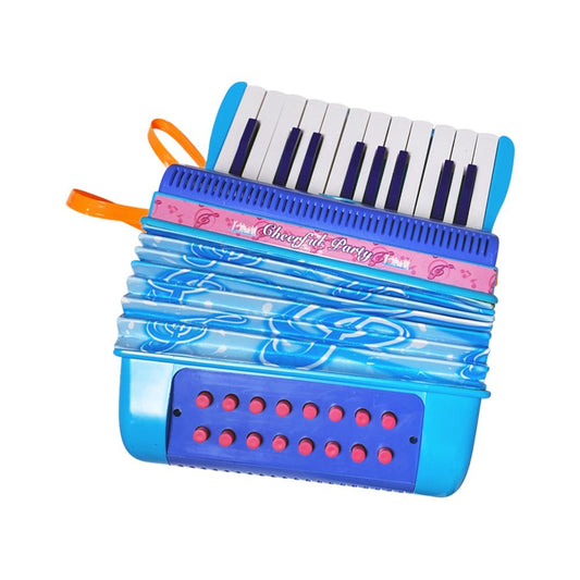 Lightweight 20-Key 16-Bass Button Accordion with ABS Material and Buckle