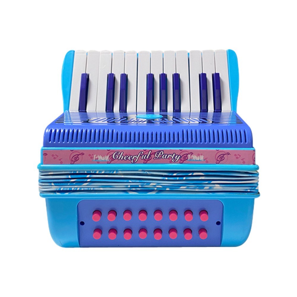 Lightweight 20-Key 16-Bass Button Accordion with ABS Material and Buckle