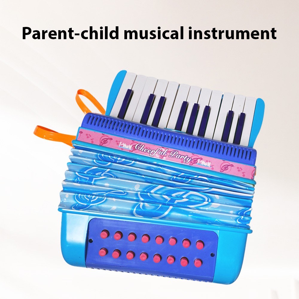 Lightweight 20-Key 16-Bass Button Accordion with ABS Material and Buckle