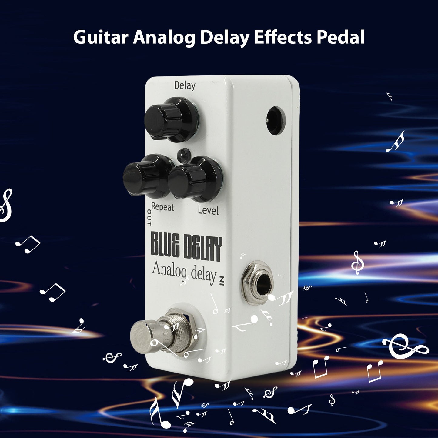 Electric Guitar Analog Delay Effects Pedal