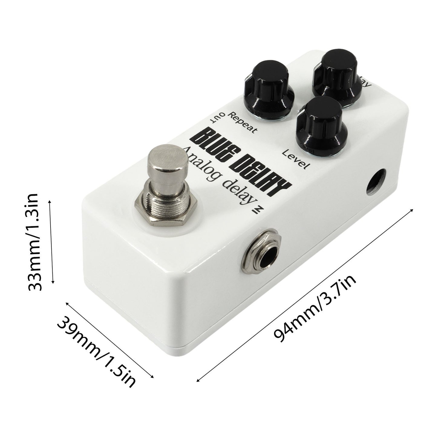 Electric Guitar Analog Delay Effects Pedal